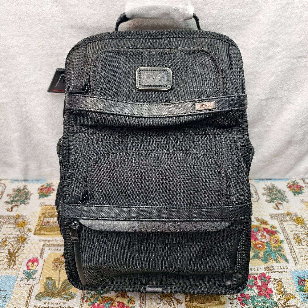 👑POSH NWT Tumi Alpha 3 Backpack Ballistic Nylon Large Capacity Backpack